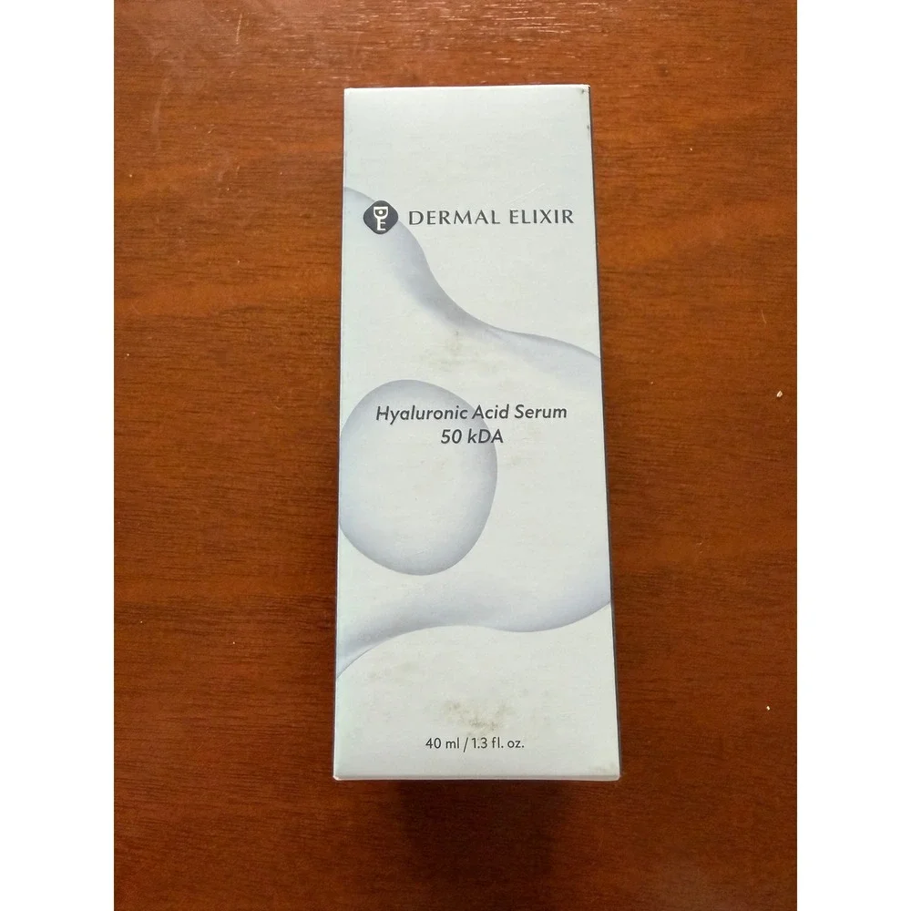 Dermal Elixir Hyaluronic Acid Serum 50 kDA 40ml 1.3oz
